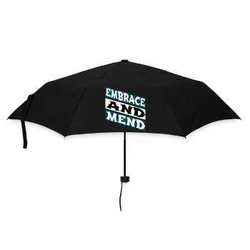 humour drôle citation soutien génial - Parapluie standard - noir - Devant