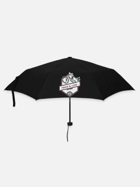 Peace & Vélo - Parapluie standard - noir