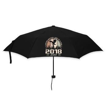 Incomparable depuis juillet 2018, 6e Anniversaire - Parapluie standard - noir - Devant