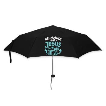 Schlagzeug Christlicher Schlagzeuger - Regenschirm (klein) - Schwarz - Vorne