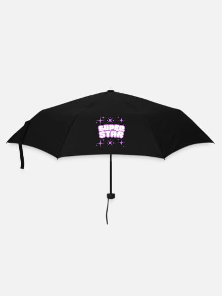 SUPER STAR - Umbrella (small) - black