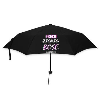 Effronté et méchant ? mais jolie - Parapluie standard - noir - Devant