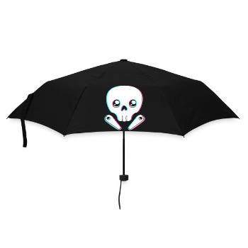 Flipper Pinball - Regenschirm (klein) - Schwarz - Vorne