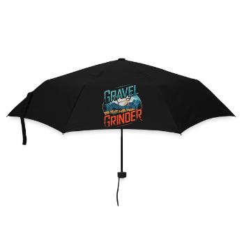 Gravel Grinder Mountain Ride - Umbrella (small) - black - Front