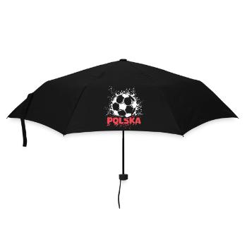 Polska football explosion Pologne ballon fan symbole - Parapluie standard - noir - Devant