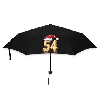 54 Number Christmas - Umbrella (small) - black - Front