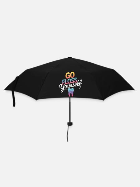 Dentiste Assistant dentaire Dents - Parapluie standard - noir