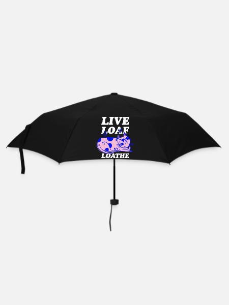 Live Loaf Loathe – Sassy Cat Vibes - Regenschirm (klein) - Schwarz
