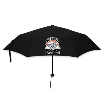 Funny Skeleton – We're All Lost - Umbrella (small) - black - Front