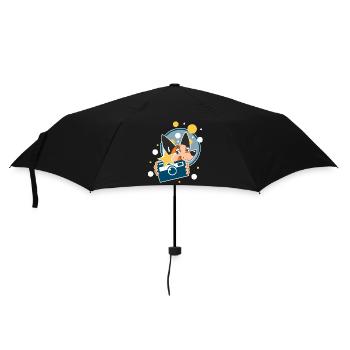 Dog Photographer - Umbrella (small) - black - Front
