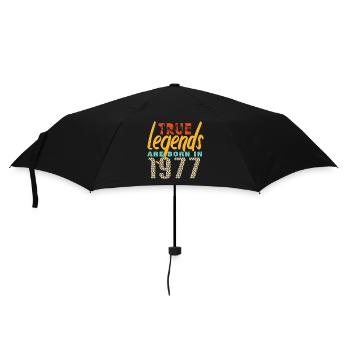 Les vrais légendes sont nés en 1977. Année 2025. - Parapluie standard - noir - Devant