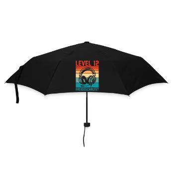 Garçons du 12e anniversaire : niveau 12 débloqué - Parapluie standard - noir - Devant