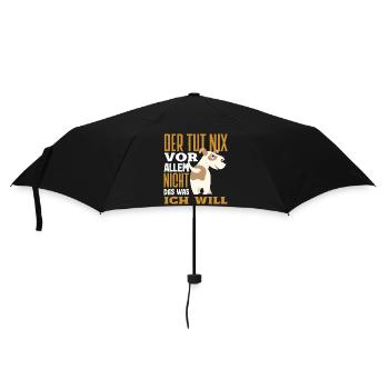 Lustiges Jack Russell Besitzer Geschenk - Regenschirm (klein) - Schwarz - Vorne