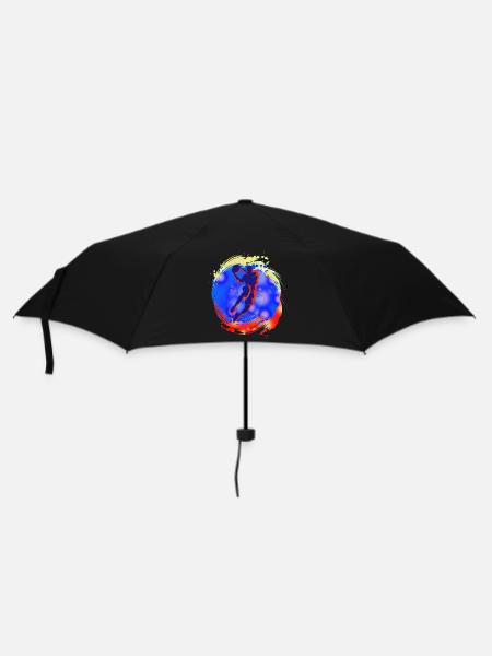 Basketball - Regenschirm (klein) - Schwarz