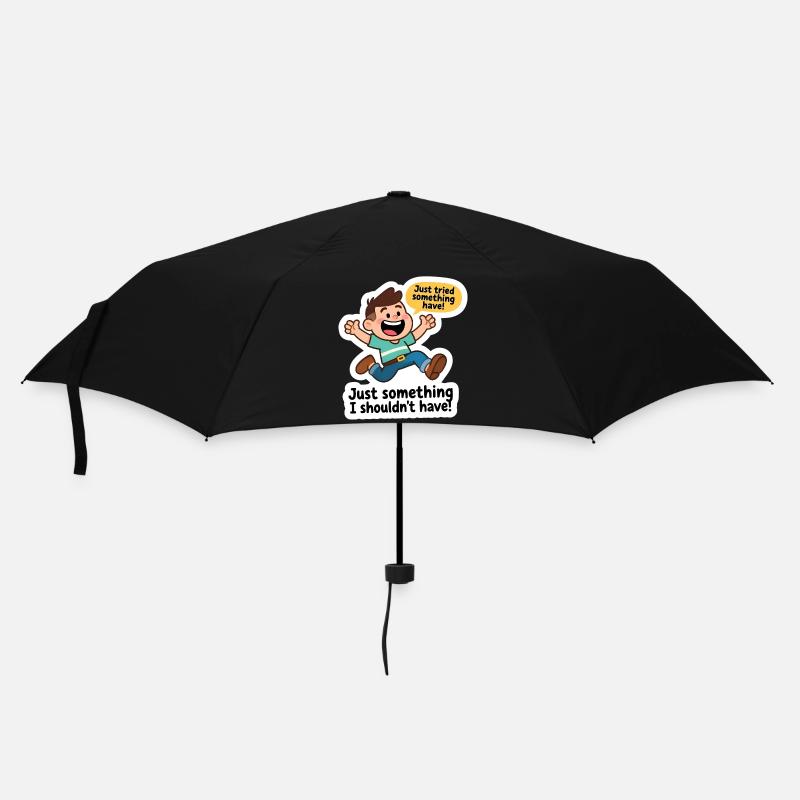 I probably shouldn't have done that! - Umbrella (small) - black