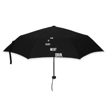 More is not possible today - Umbrella (small) - black - Front