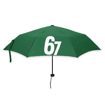 67 Six Sept - Parapluie standard - vert bouteille - Devant