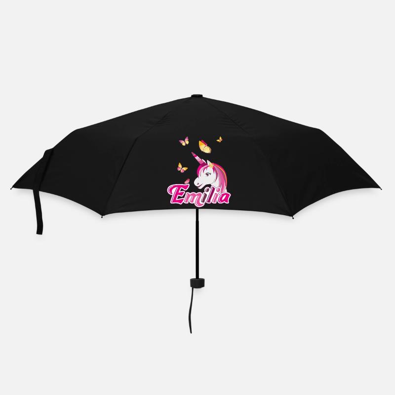 Emilia, maiden name, favorite name - Umbrella (small) - black