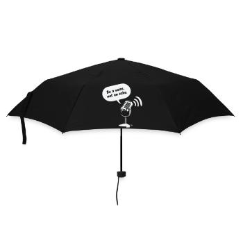 Be a Voice, Not an Echo - Regenschirm (klein) - Schwarz - Vorne