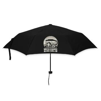 Water Change Chill Aquarium Humor - Umbrella (small) - black - Front