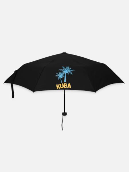 Geschenk für Kuba - Regenschirm (klein) - Schwarz