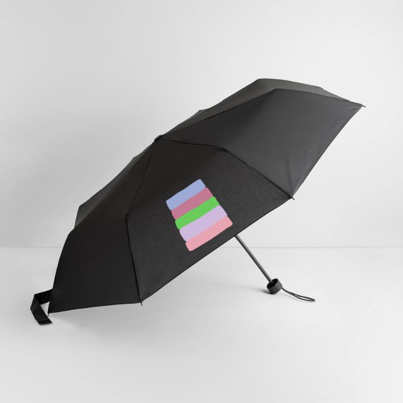 Pastellstreifen-Stack Regenschirm (klein)
