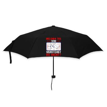 welchen teil von verstehst du nicht eishockey  - Regenschirm (klein) - Schwarz - Vorne