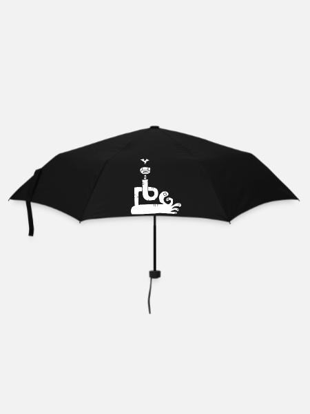 foot! - Regenschirm (klein) - Schwarz