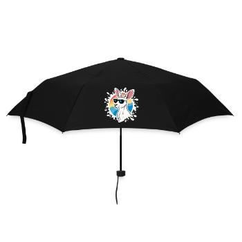 Cool Kangaroo - Retro Style & Sunglasses - Umbrella (small) - black - Front