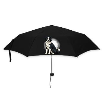Border Collie Propriétaire Collie Amant de Collie - Parapluie standard - noir - Devant