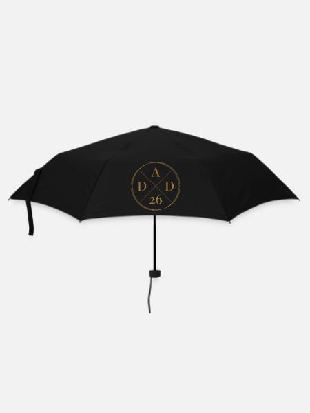 Dad 26 Baby Vater Vatertag Geschenk Papa 2026 - Regenschirm (klein) - Schwarz
