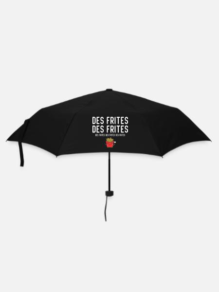 Des Frites Des Frites des Drites - Parapluie standard - noir