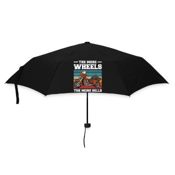 Trike Sprüche | Triker Trikes Motorrad Geschenke - Regenschirm (klein) - Schwarz - Vorne