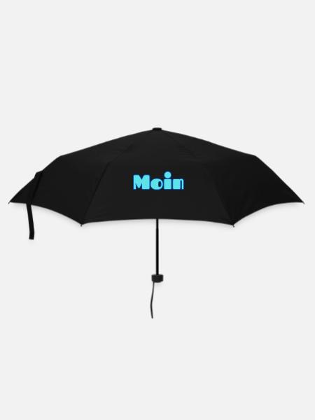 Moin - Regenschirm (klein) - Schwarz