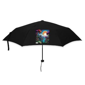 Paysage onirique du monde de la bande dessinée - Parapluie standard - noir - Devant
