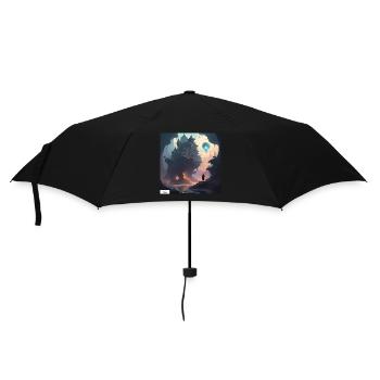 Paysage de rêve de château fantastique - Parapluie standard - noir - Devant