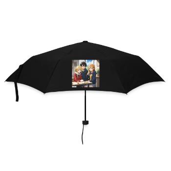 Anime Art Class Friends - Umbrella (small) - black - Front