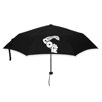 Goalie Hopp Schwiiz Schweizer Mauer Fußball Tee - Regenschirm (klein) - Schwarz - Vorne