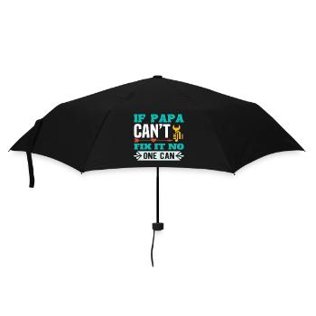 If Not Dad Can Fix - No One Can - Umbrella (small) - black - Front