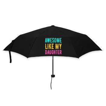 Vatertag - Regenschirm (klein) - Schwarz - Vorne