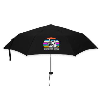 Best cat dad ever best cat dad kitten - Umbrella (small) - black - Front
