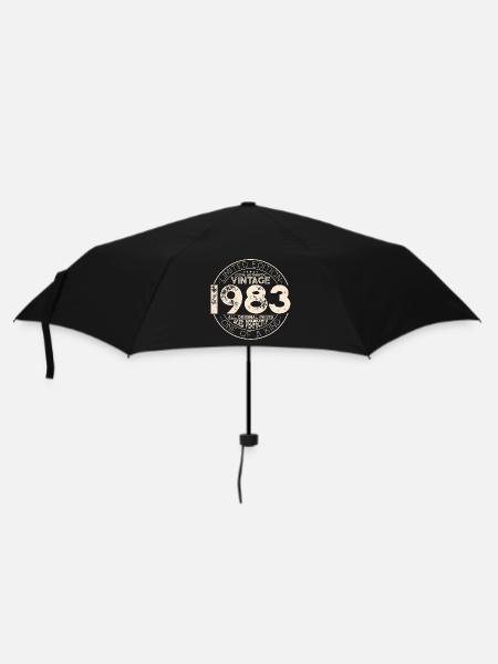 Né en 1983 Cadeau d’anniversaire vintage - Parapluie standard - noir