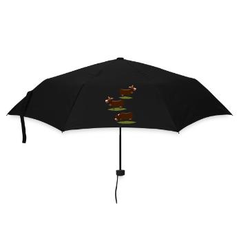 Les Trois Vaches - Parapluie standard - noir - Devant