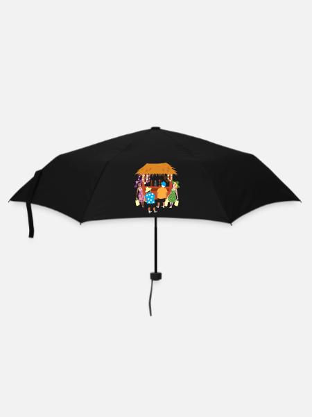 Touristes Tiki Shopping - Parapluie standard - noir