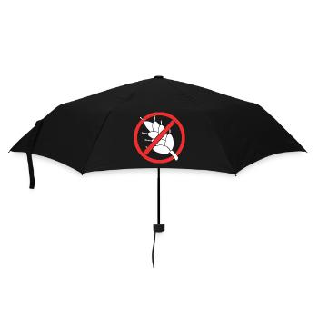 Zöliakie Glutenfrei - Regenschirm (klein) - Schwarz - Vorne