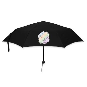 Illustration de l’aquarelle d’un oiseau kiwi du World Tour - Parapluie standard - noir - Devant