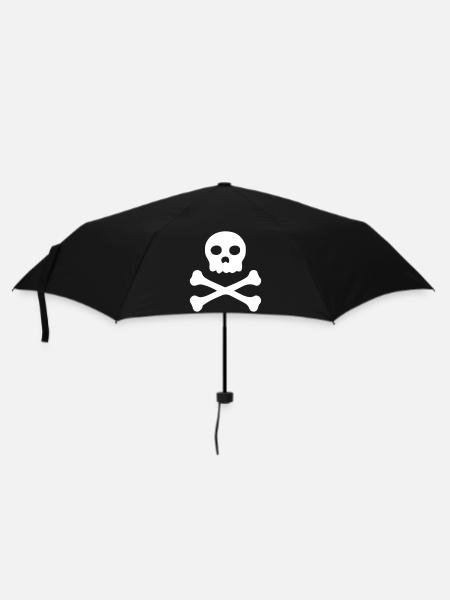 Pirate - Skull Symbol - Pirate Flag - Umbrella (small) - black