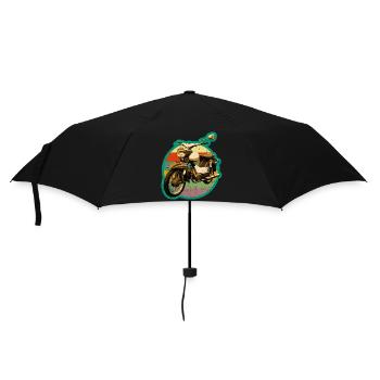 Simmi Star SR4-2 DDR moped in retro used look - Umbrella (small) - black - Front