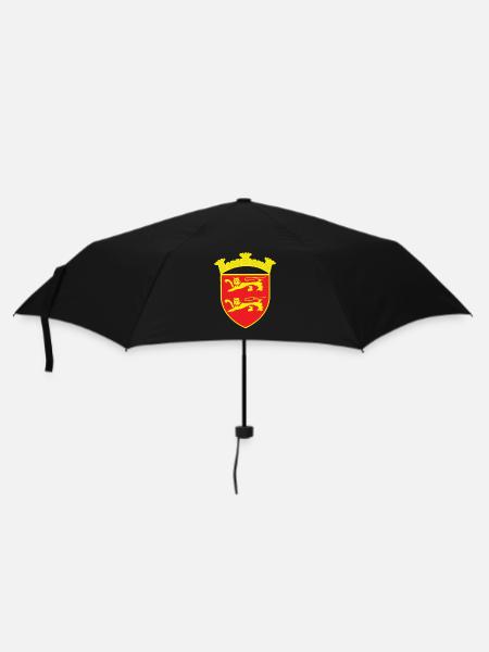 BLASON ROUGE LION TOUR OR COPYRIGHT RUNEMBERG - Parapluie standard - noir