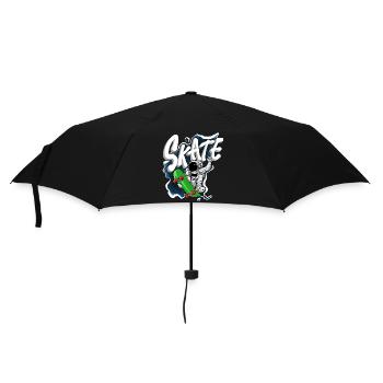 Skate astronaut - Umbrella (small) - black - Front